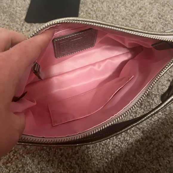 Coach Poppy Graffiti Butterfly Shoulder Bag - Picture 4 of 8